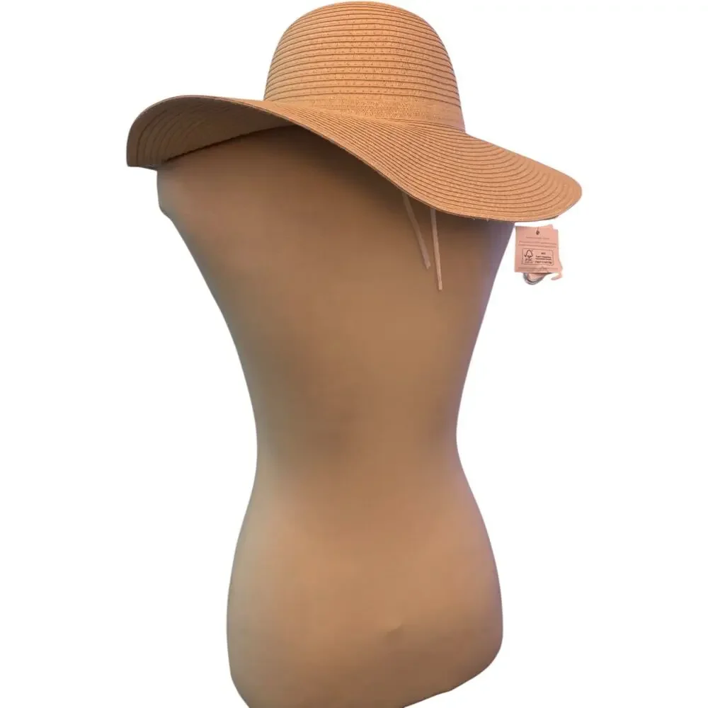 Shade & Shore Wide Brimmed Sun Hat Coastal Poolside Vacation Summer